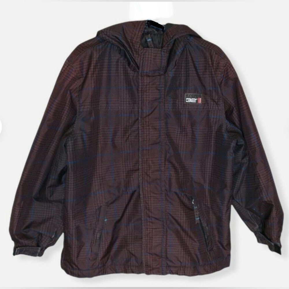 VGUC- 32 Degrees ‘Weatherproof’ Houndstooth Plaid Jacket